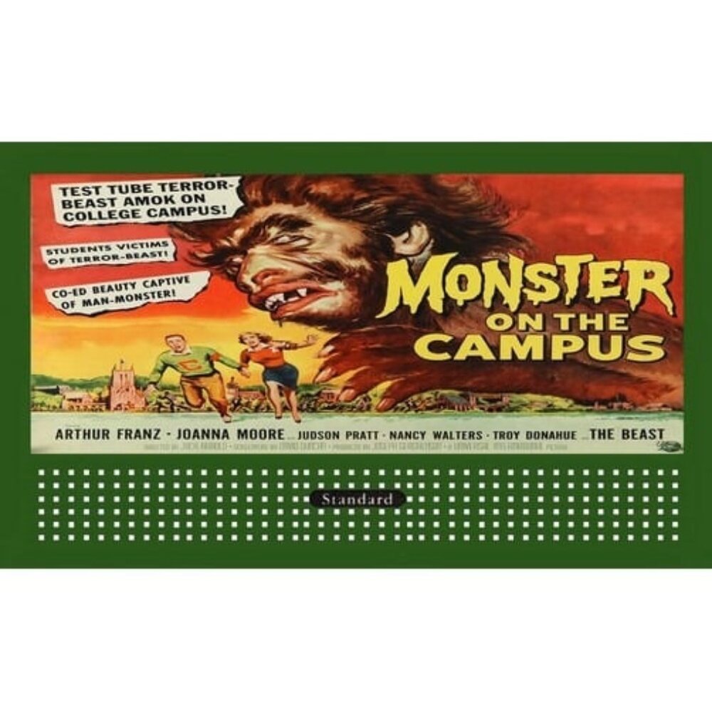 MONSTER ON CAMPUS BILLBOARD INSERT for LIONEL 310 & AMERICAN FLYER
